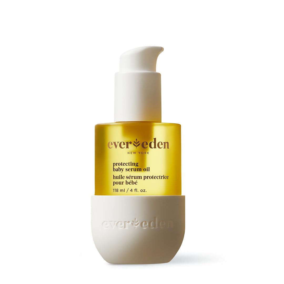 Evereden Soothing Baby Massage Oil 4 fl oz. | Clean Baby Care | Non-toxic and Fragrance Free | Clean Ingredients