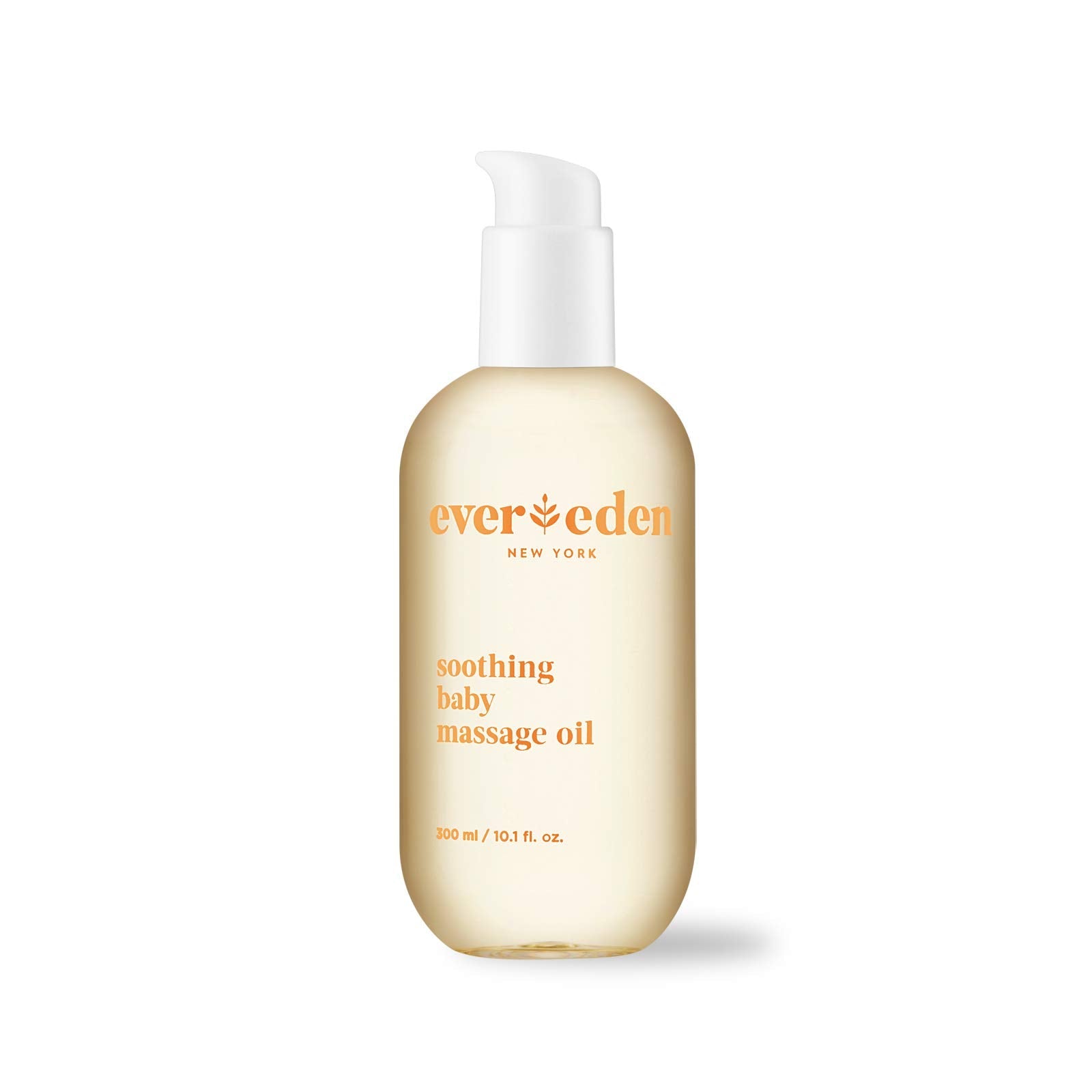Evereden Soothing Baby Massage Oil 4 fl oz. | Clean Baby Care | Non-toxic and Fragrance Free | Clean Ingredients