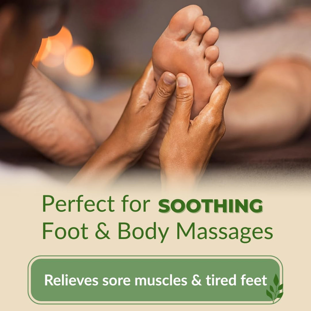 Natural Escapes Peppermint + Rosemary, Eucalyptus & Tea Tree Foot Cream for Dry Cracked Heels and Feet - Moisturizing Foot Lotion for Cracked Heel Repair - Callus Remover with Lactic Acid (4 oz)
