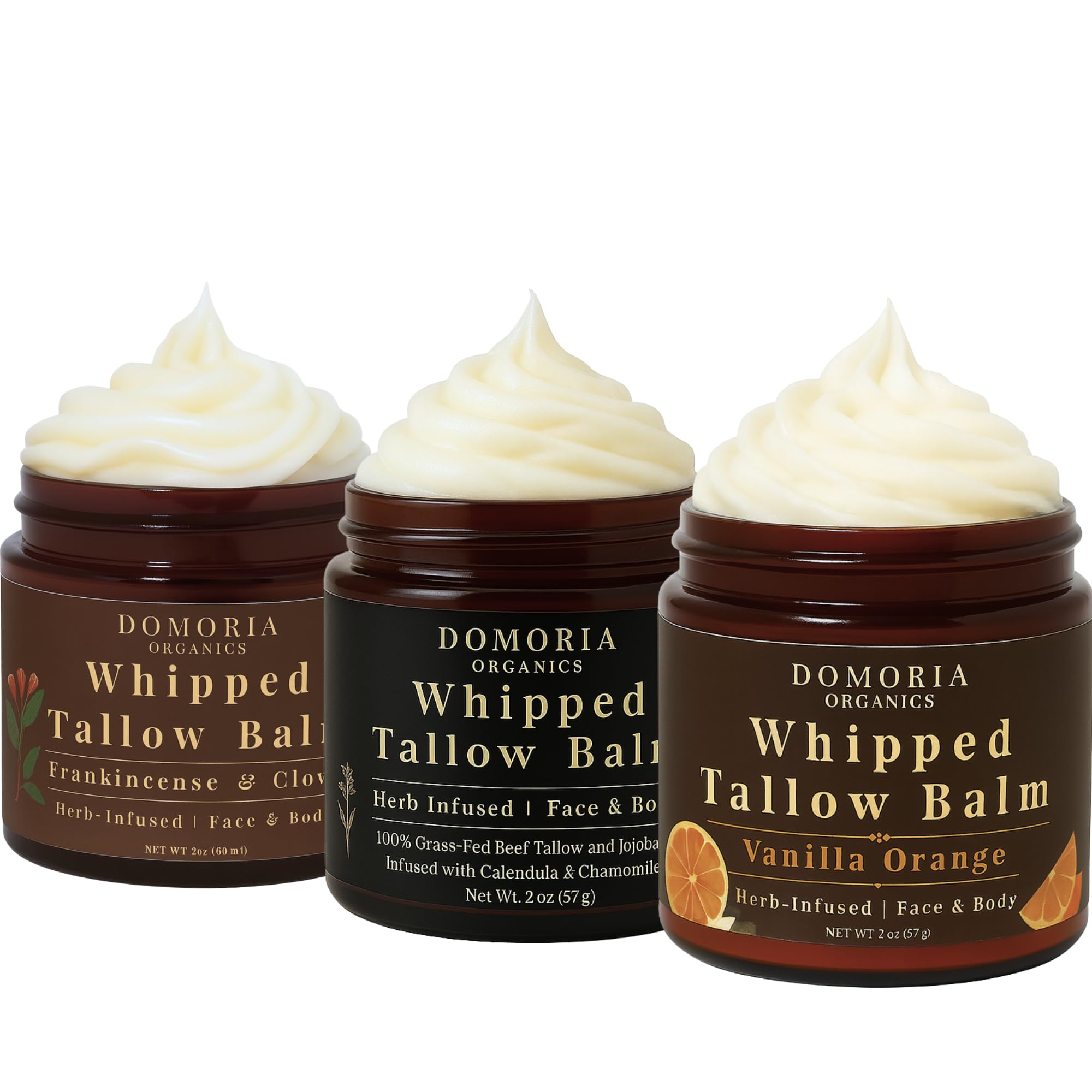 Handmade Whipped Tallow Balm - Holiday Edition Cinnamon Sugar - Grass-Fed, Nutrient-Rich Moisturizer for Dry Sensitive Skin (Value Size)