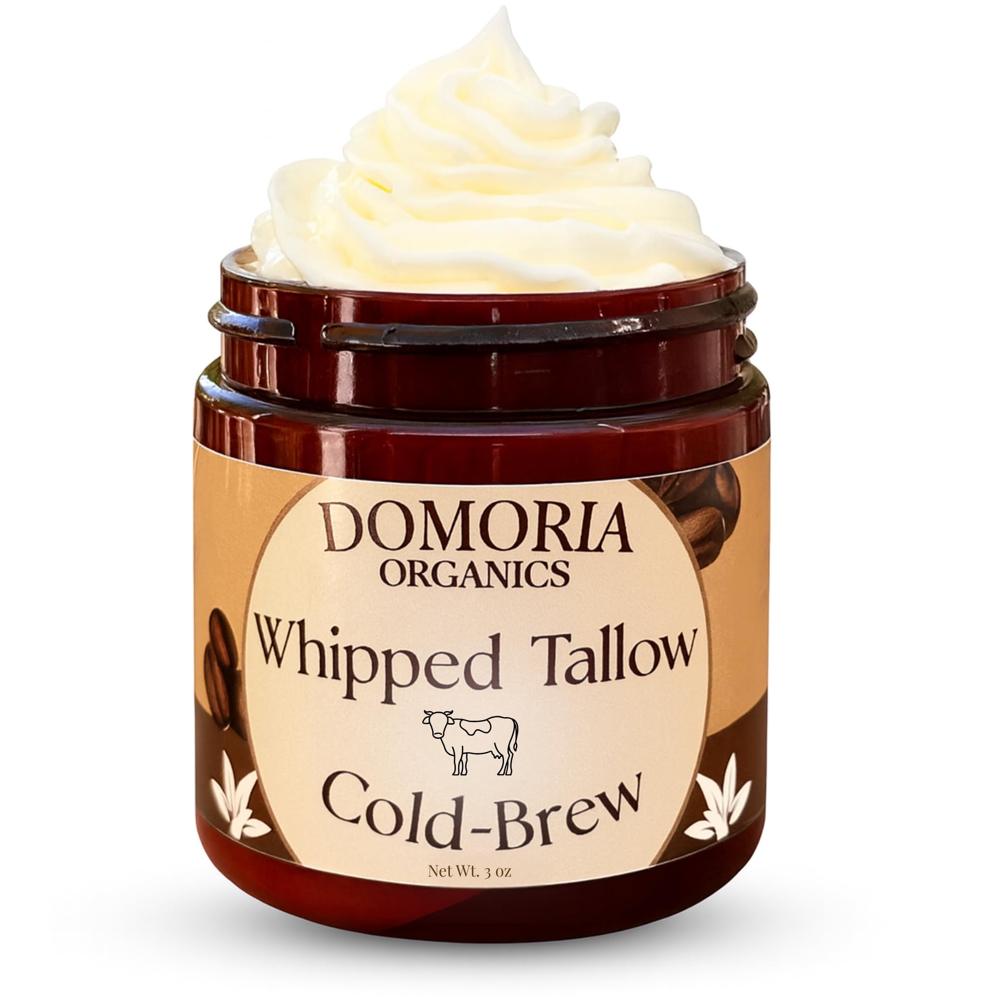 Handmade Whipped Tallow Balm - (Value Size) Herb-Infused Chamomile & Calendula Moisturizer for Men, Women, Psoriasis, Eczema, Dry Sensitive Skin - Unscented